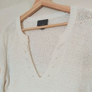 White Knit Sweater